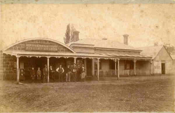 Harris Rosenbloom's original store in Heywood.