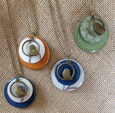 two birds necklaces