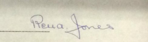 rena jones signature